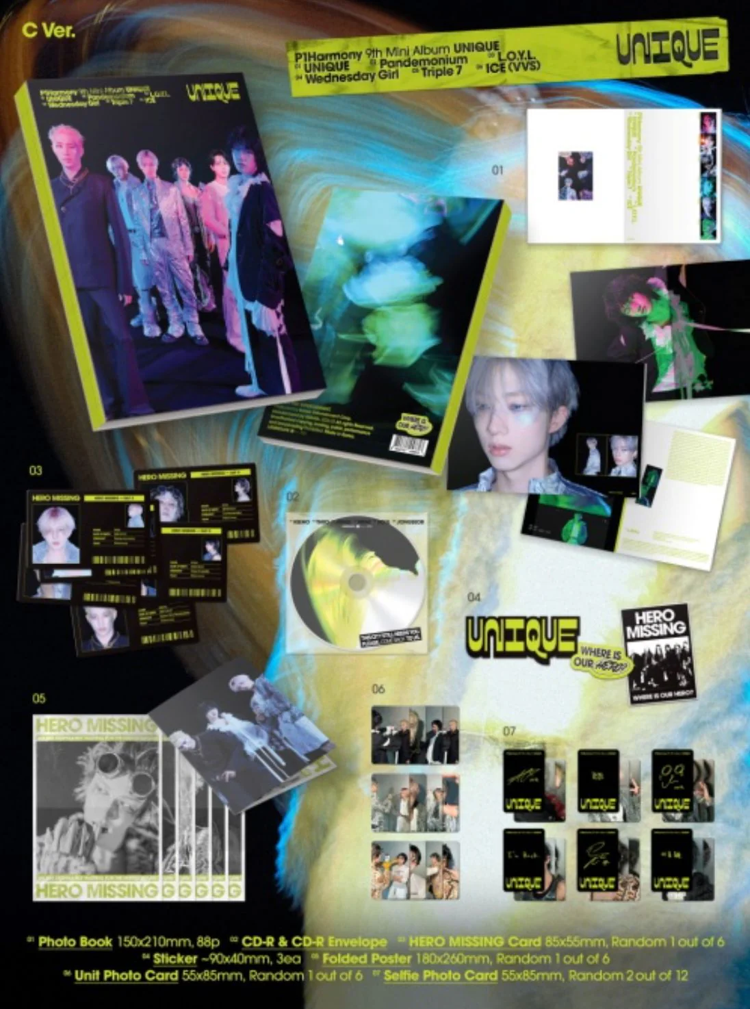 P1HARMONY - UNIQUE (PHOTO BOOK VER.) - Image 4