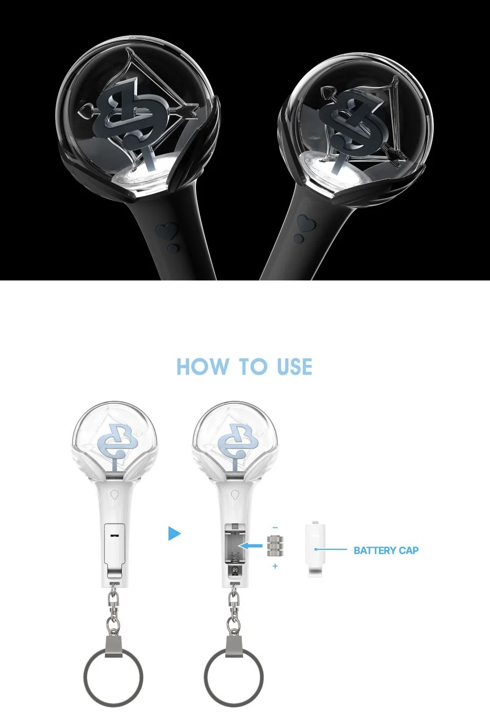 PARK BO GUM - OFFICIAL LIGHT KEYRING (FOREVONG MINI KEYRING) - Image 6