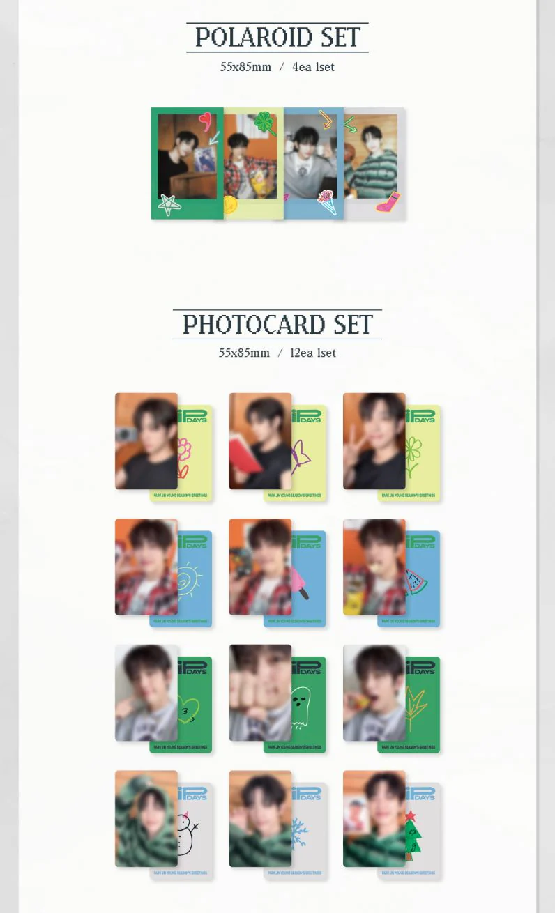 PARK JIN YOUNG (GOT7) - 2026 SEASON'S GREETINGS (FLIP DAYS) + Extra Photocard - Image 7