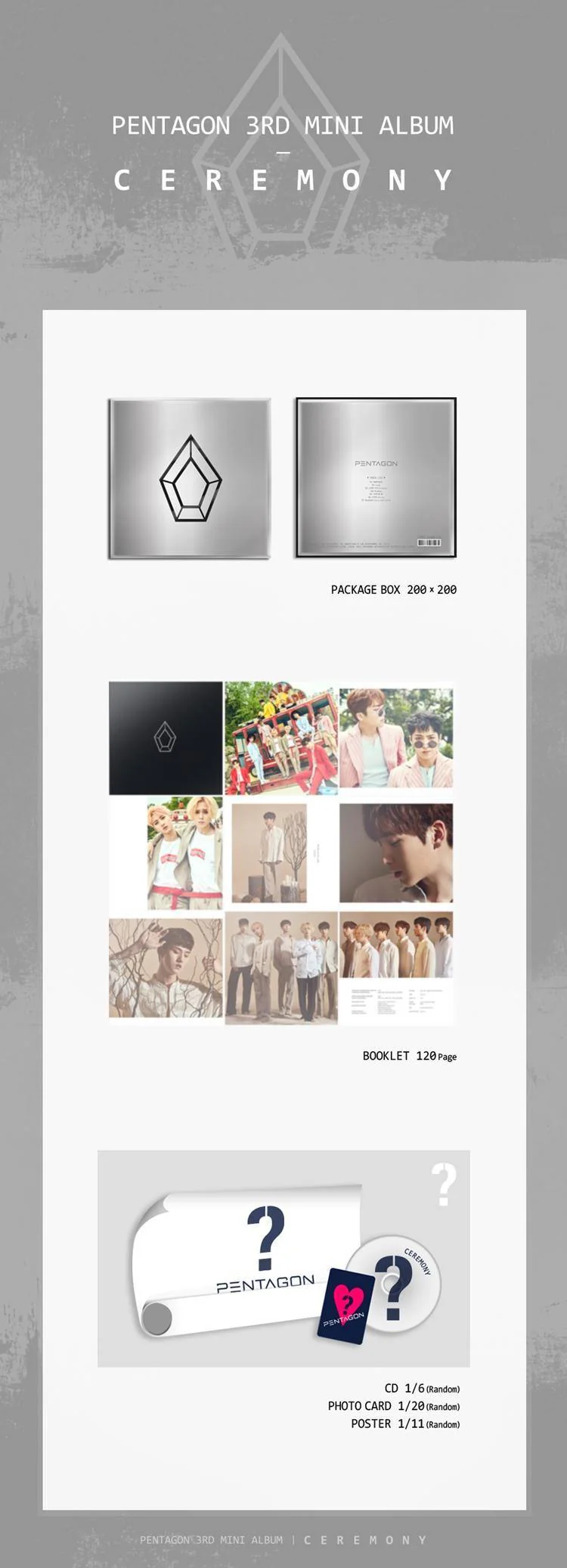 PENTAGON - 3rd Mini / CEREMONY - Image 2