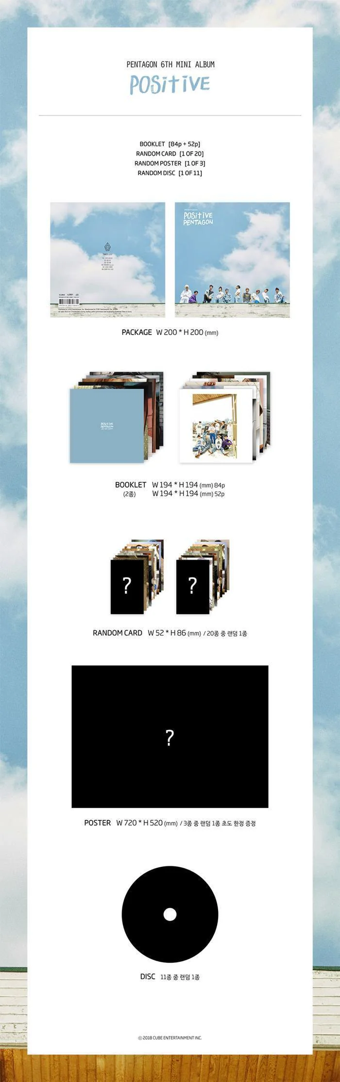 PENTAGON - 6th Mini [POSITIVE] - Image 2