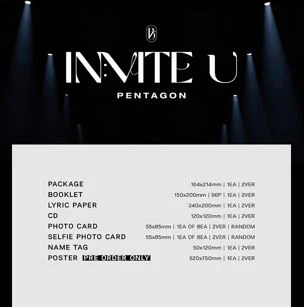 PENTAGON - IN:VITE U (12TH MINI ALBUM) - Image 2