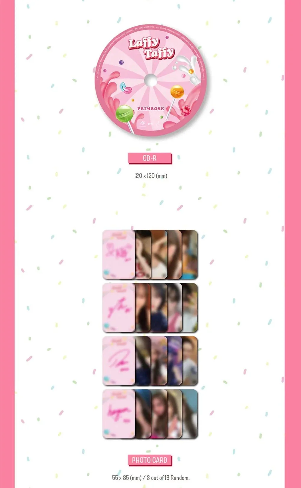 PRIMROSE - LAFFY TAFFY (2ND MINI ALBUM) - Image 3