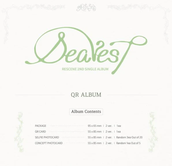 RESCENE - DEAREST (QR VER.) - Image 2