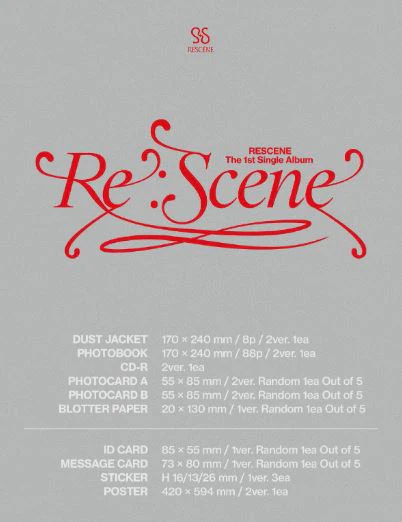 RESCENE - RE:SCENE (THE 1ST SINGLE ALBUM) - Image 2