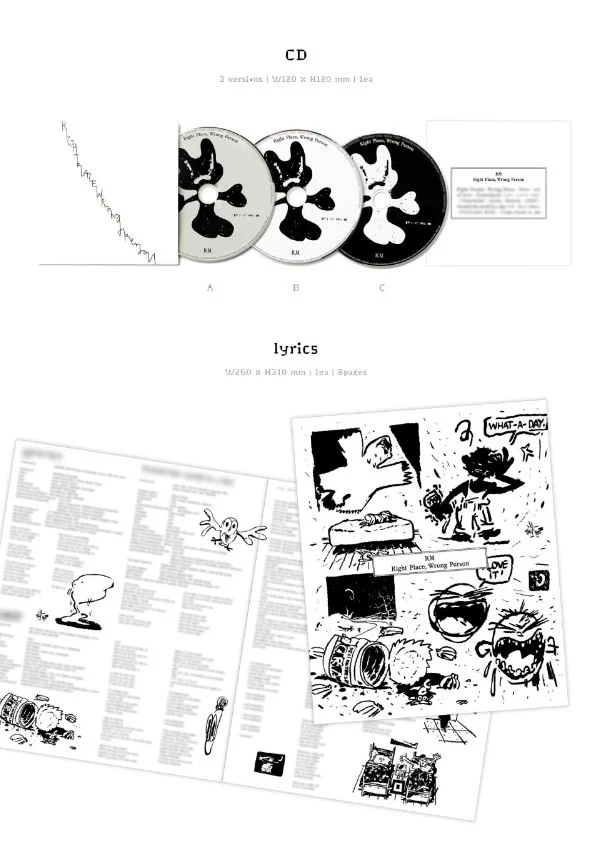 RM (BTS) - RIGHT PLACE, WRONG PERSON (2ND SOLO ALBUM) - Image 5