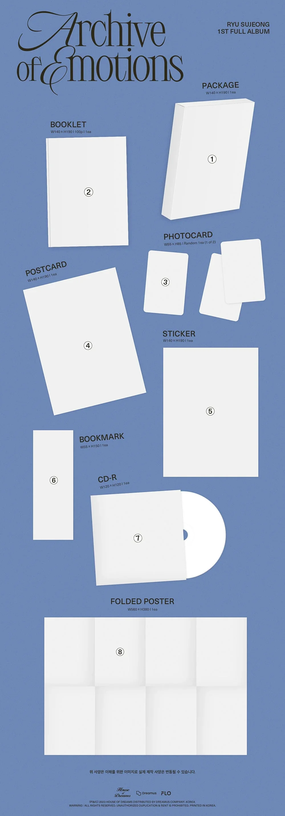 RYU SUJEONG - ARCHIVE OF EMOTIONS (1ST FULL ALBUM) - Image 2
