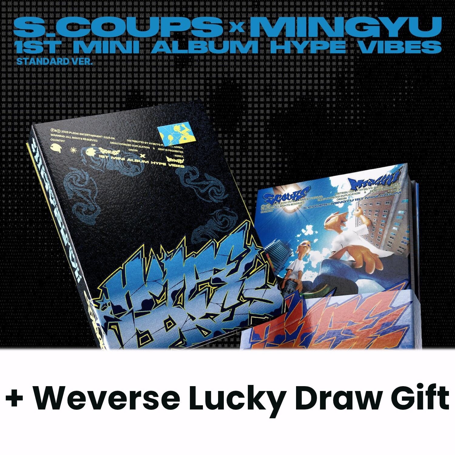 S.COUPS X MINGYU (SEVENTEEN) - HYPE VIBES (STANDARD VER.) + Weverse Lucky Draw Gift