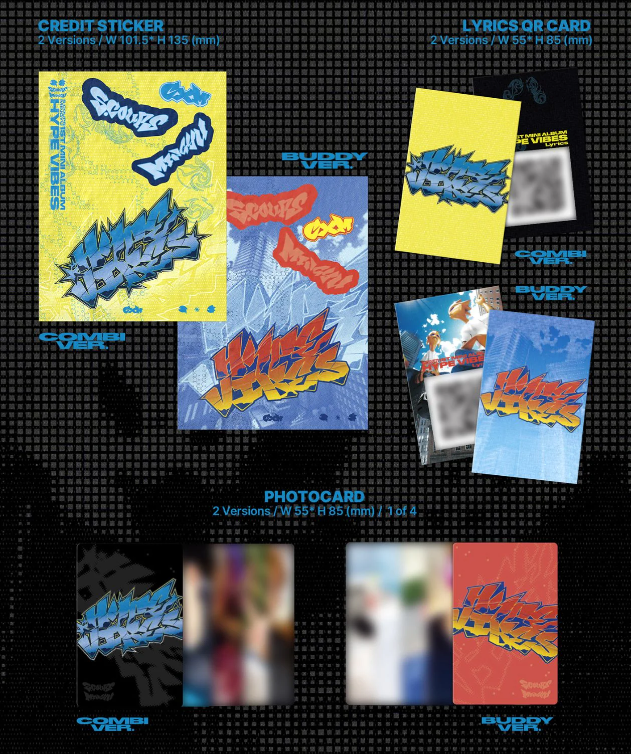 S.COUPS X MINGYU (SEVENTEEN) - HYPE VIBES (STANDARD VER.) + Soundwave Photocard - Image 6