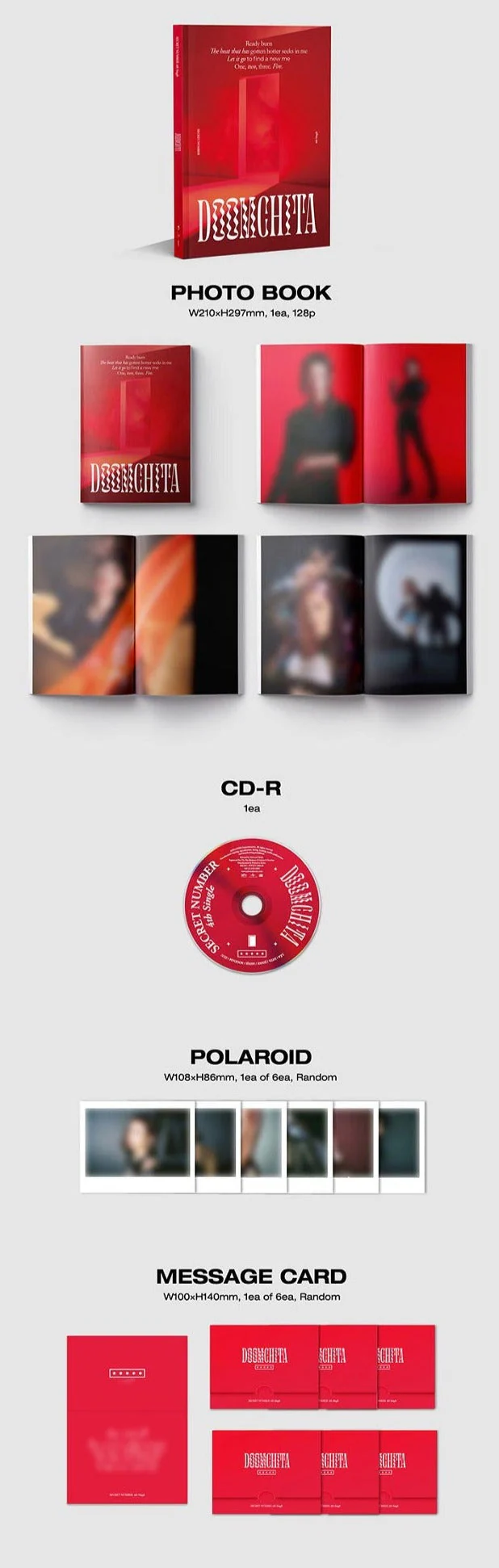 SECRET NUMBER - [DOOMCHITA] LIMITED EDITION 4TH SINGLE ALBUM - Image 3