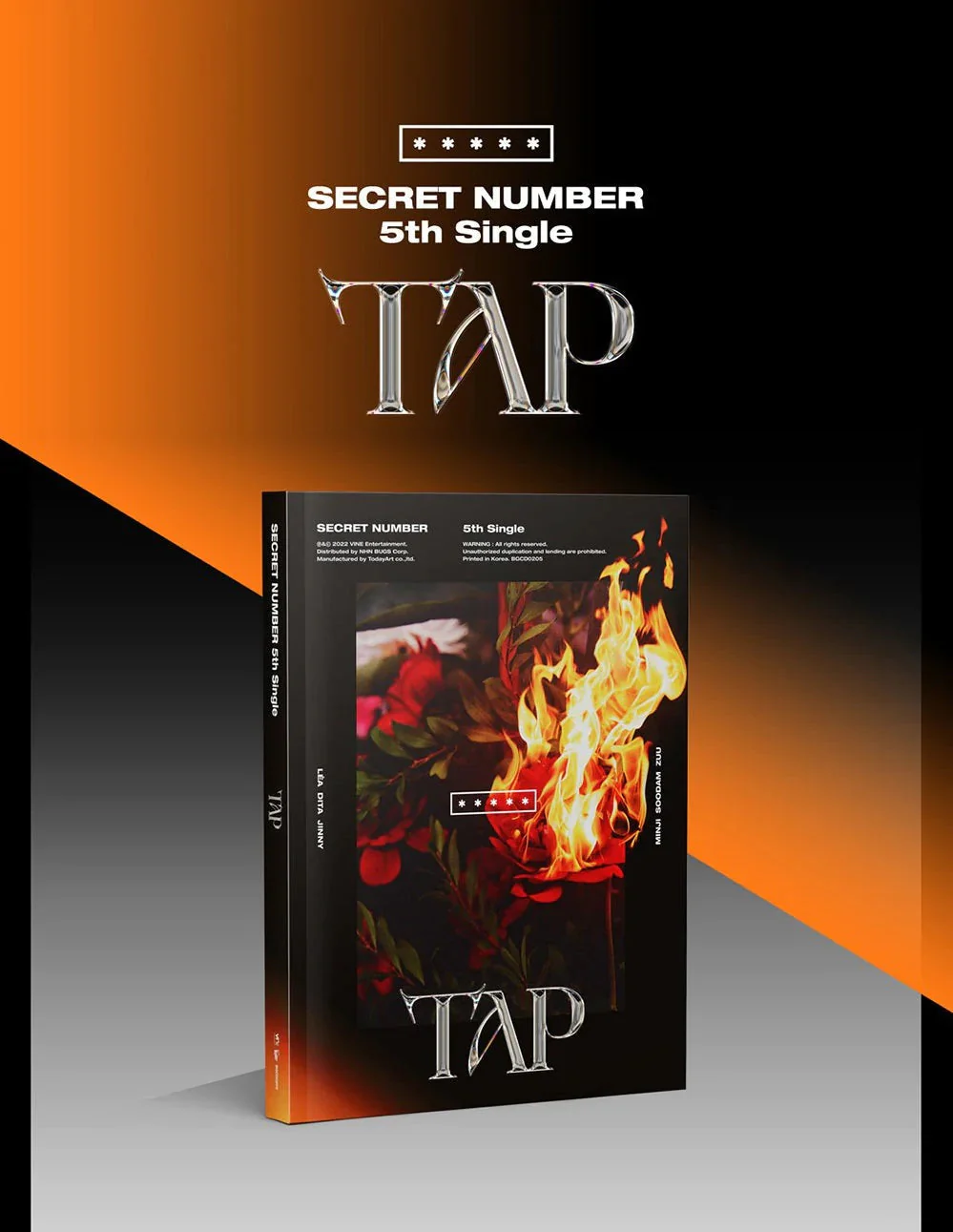 SECRET NUMBER - TAP (5TH SINGLE ALBUM) - Image 2