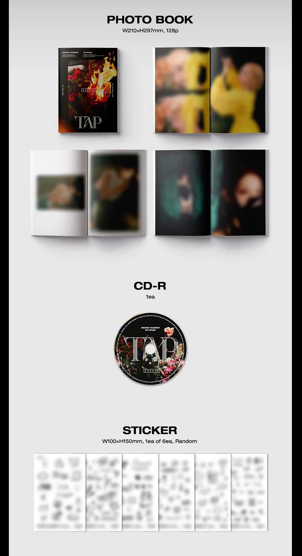 SECRET NUMBER - TAP (5TH SINGLE ALBUM) - Image 3