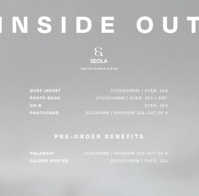 SEOLA (WJSN) - INSIDE OUT (THE 1ST SINGLE ALBUM) - Image 2