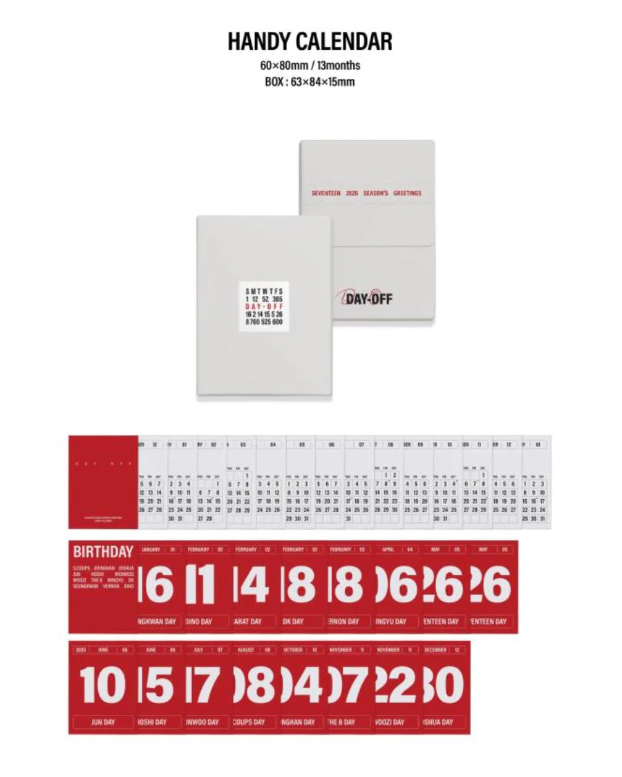 SEVENTEEN - 2025 SEASON'S GREETINGS (SEVENTEEN'S VACATION : DAY-OFF) - Image 8