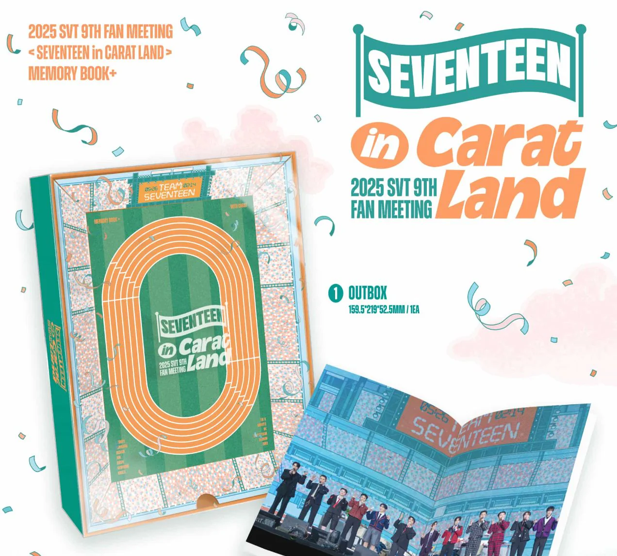 SEVENTEEN - 2025 SVT 9TH FAN MEETING SEVENTEEN IN CARAT LAND (MEMORY BOOK+) + Weverse Gift - Image 3