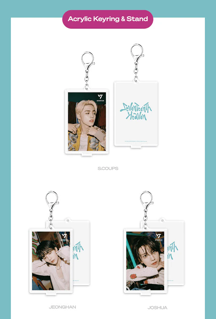 SEVENTEEN - 3D LENTICULAR ACRYLIC KEYRING & STAND - Image 14