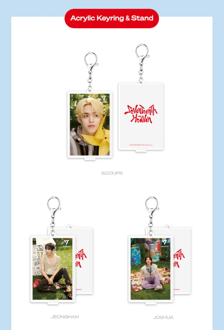 SEVENTEEN - 3D LENTICULAR ACRYLIC KEYRING & STAND - Image 5