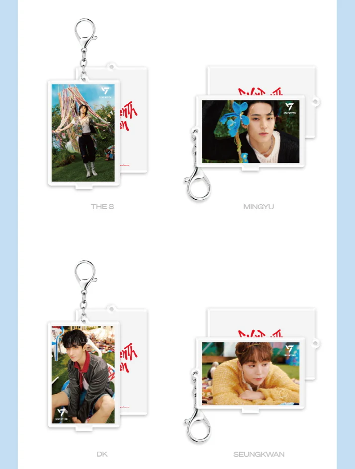 SEVENTEEN - 3D LENTICULAR ACRYLIC KEYRING & STAND - Image 7