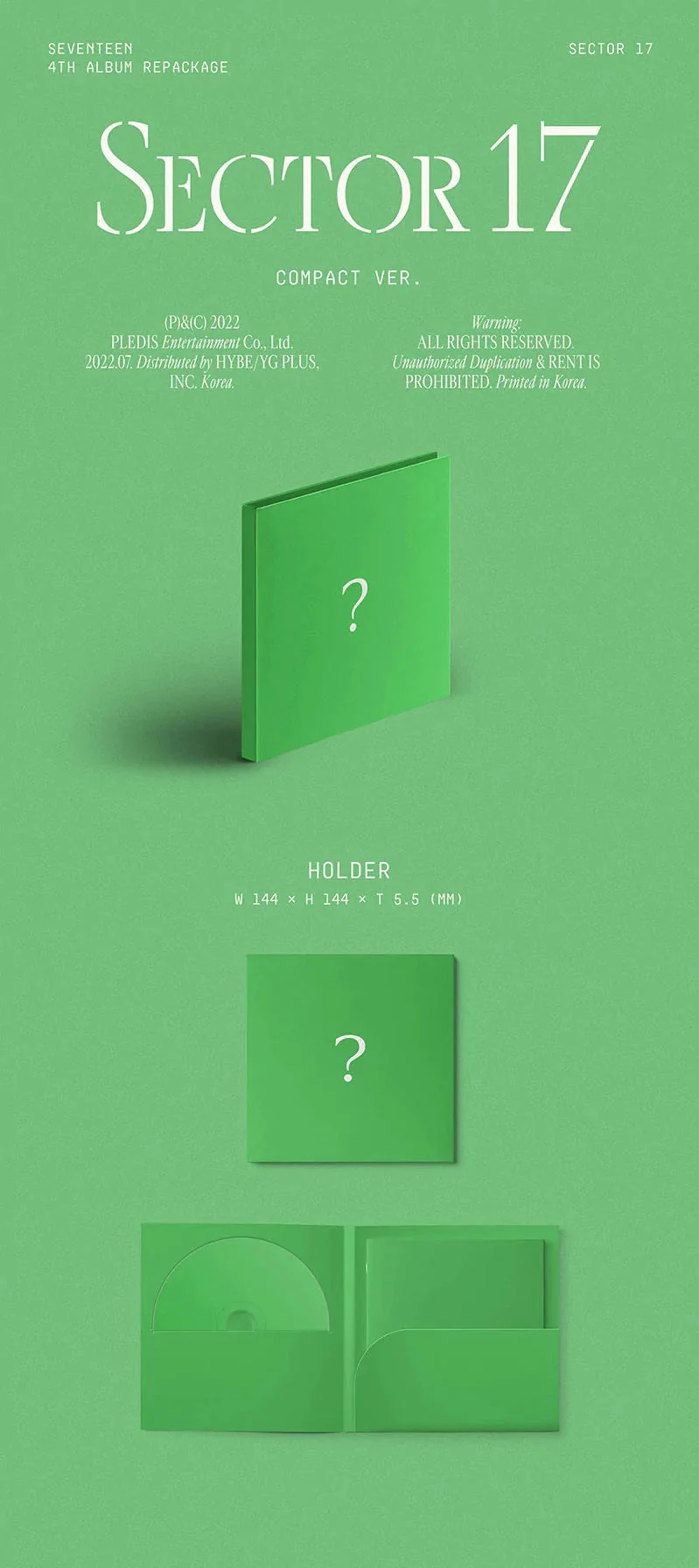 SEVENTEEN - 4th Album Repackage [SECTOR 17] COMPACT VER. - Image 2