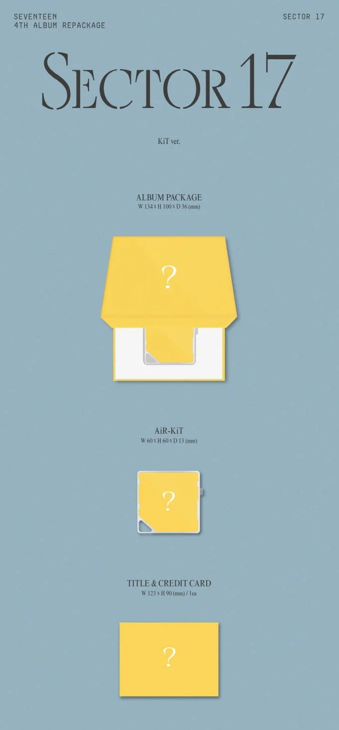 SEVENTEEN - 4th Album Repackage [SECTOR 17'] KiT ver. - Image 2