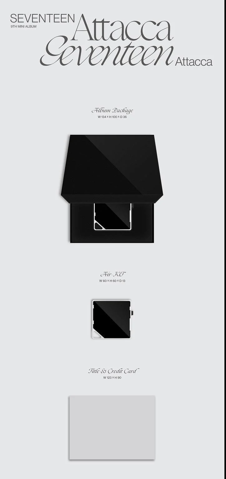 SEVENTEEN - ATTACCA KIT (9th Mini Album) - Image 2