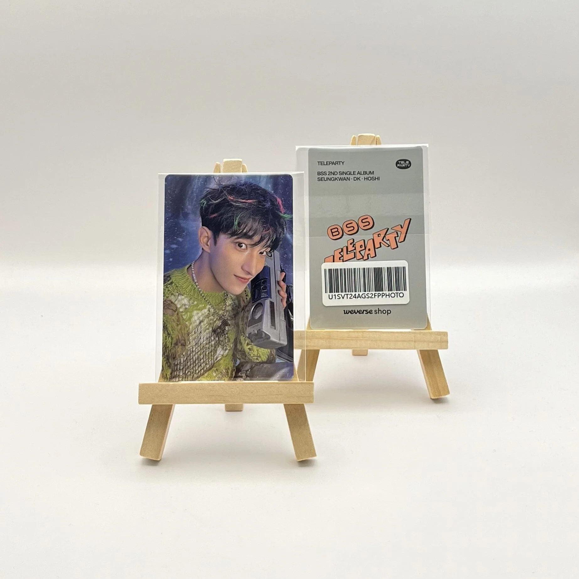 SEVENTEEN BSS - TELEPARTY - WEVERSE FAN PARTY APPLICATION PHOTOCARD - Image 2