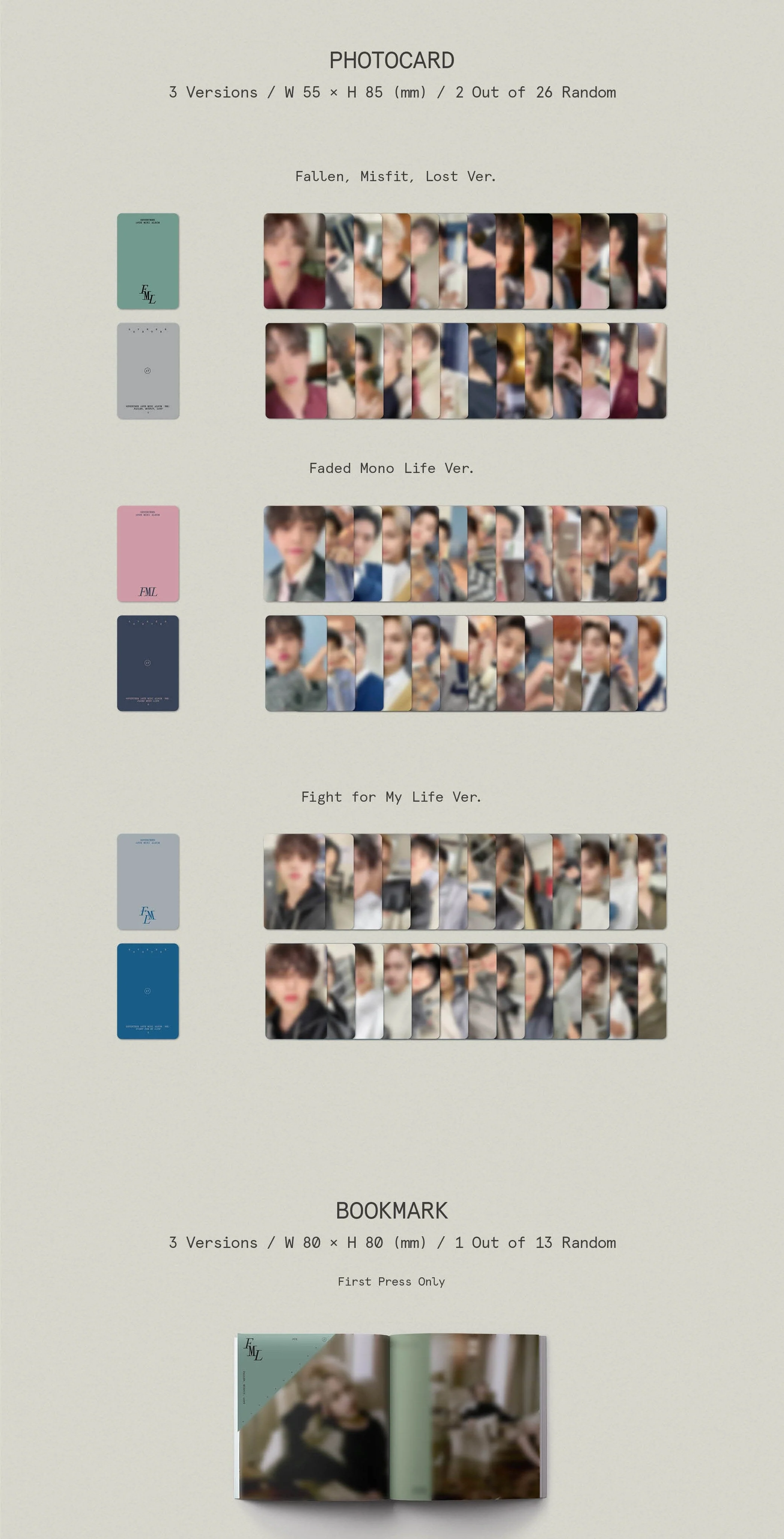 SEVENTEEN - 'FML' (10th Mini Album) Photobook Ver. - Image 8