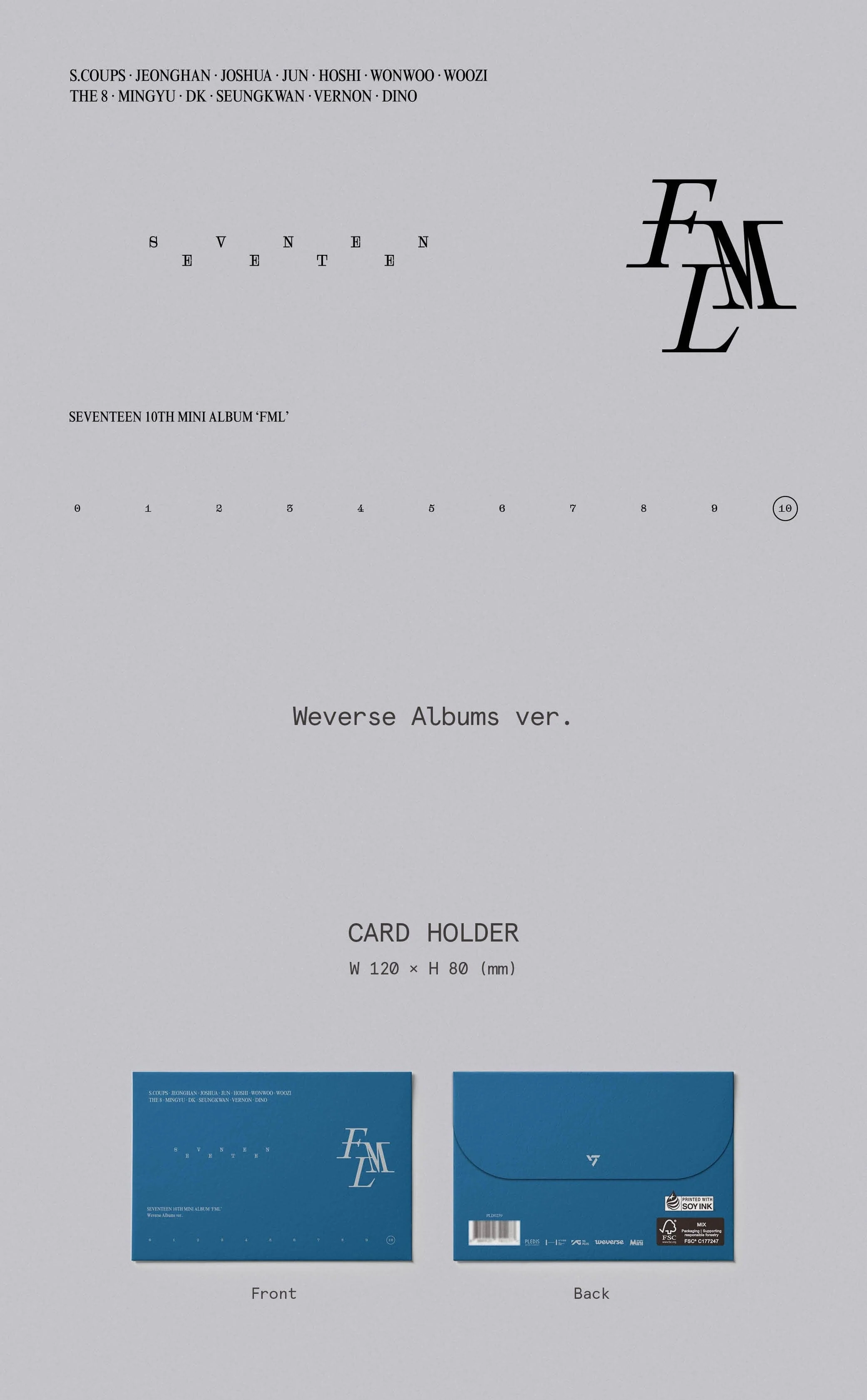 SEVENTEEN - 'FML' (10th Mini Album) WeVerse Album - Image 2