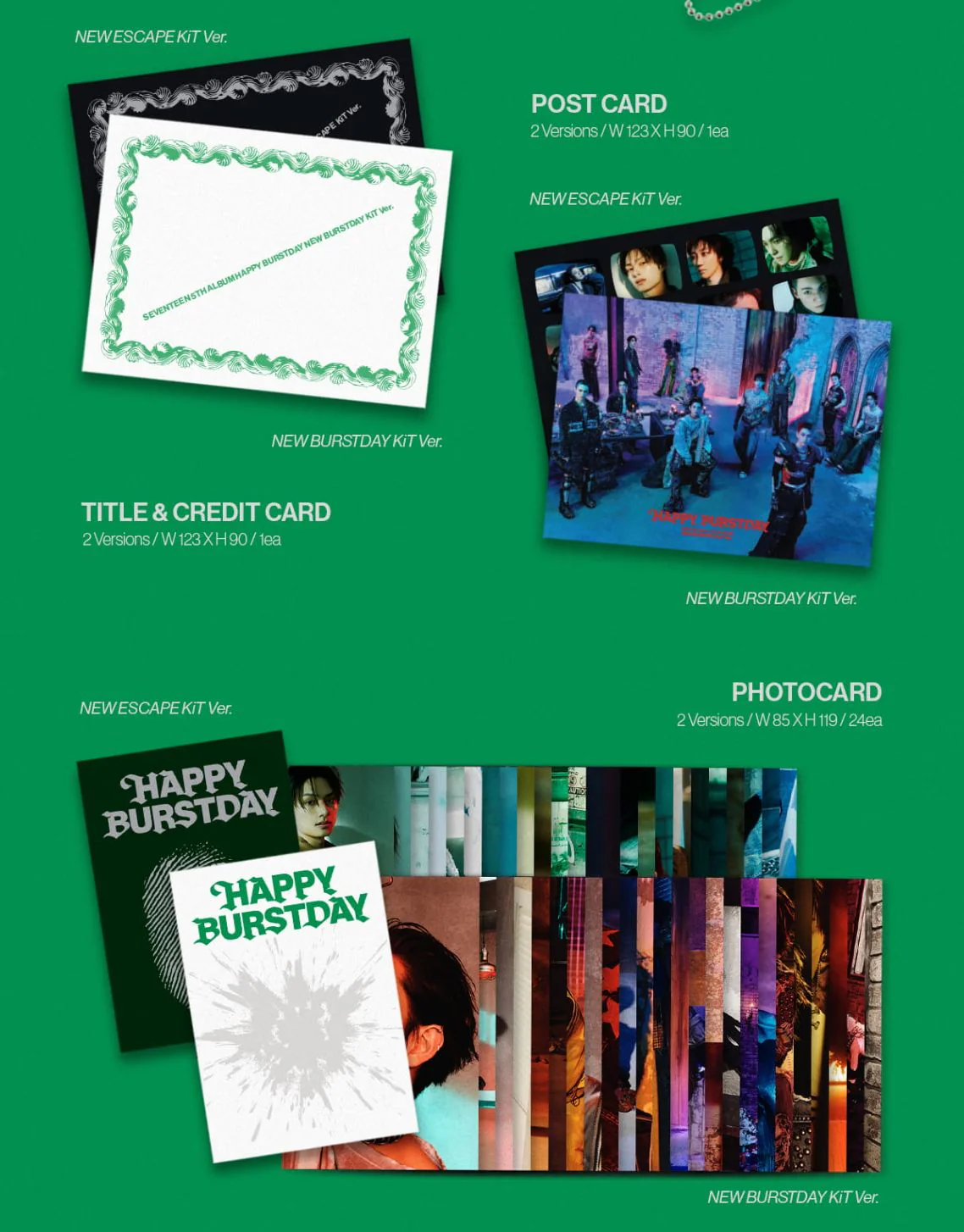 SEVENTEEN - HAPPY BURSTDAY (KIT VER.) - Image 3