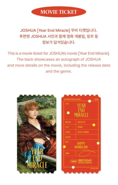 JOSHUA (SEVENTEEN) - HAPPY JOSHUA DAY BIRTHDAY BOX VER.4 - Image 16