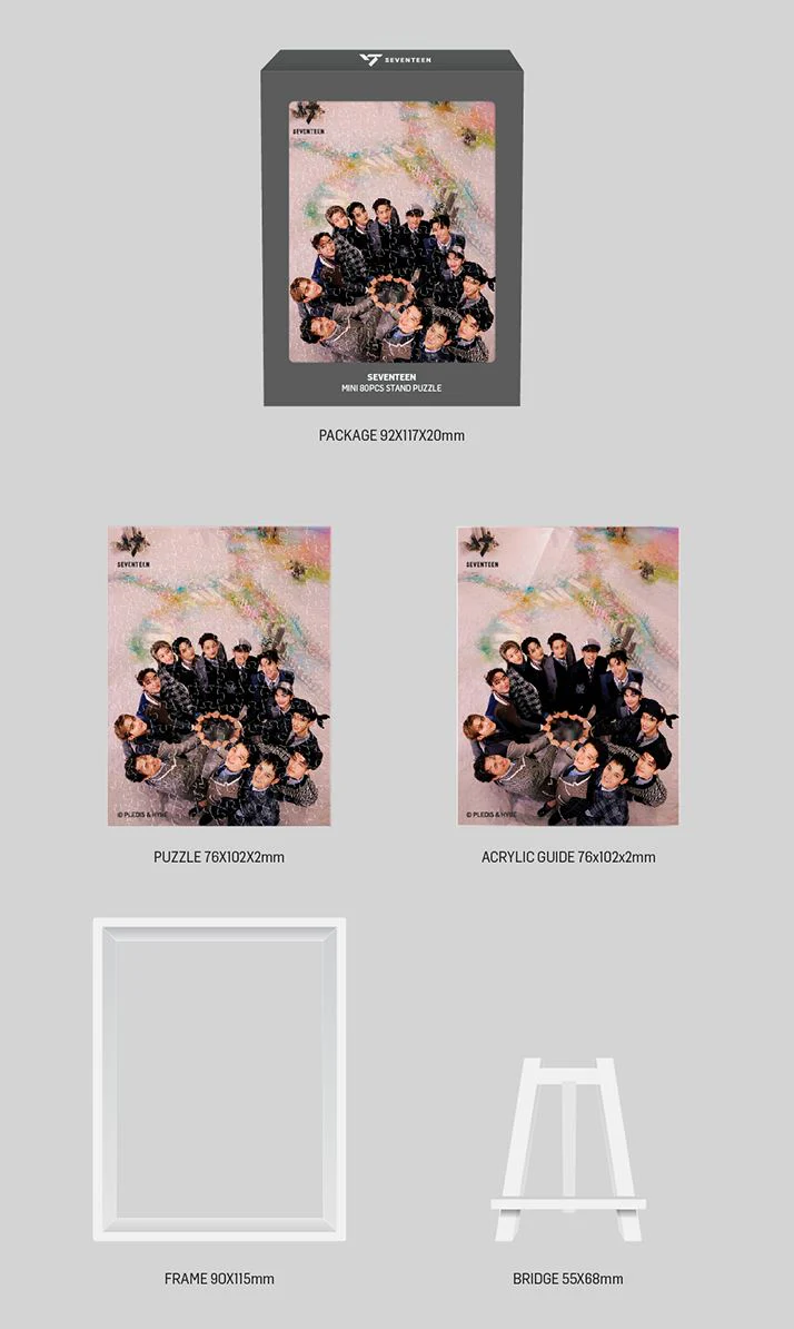 SEVENTEEN - MINI 80PCS STAND PUZZLE - Image 3