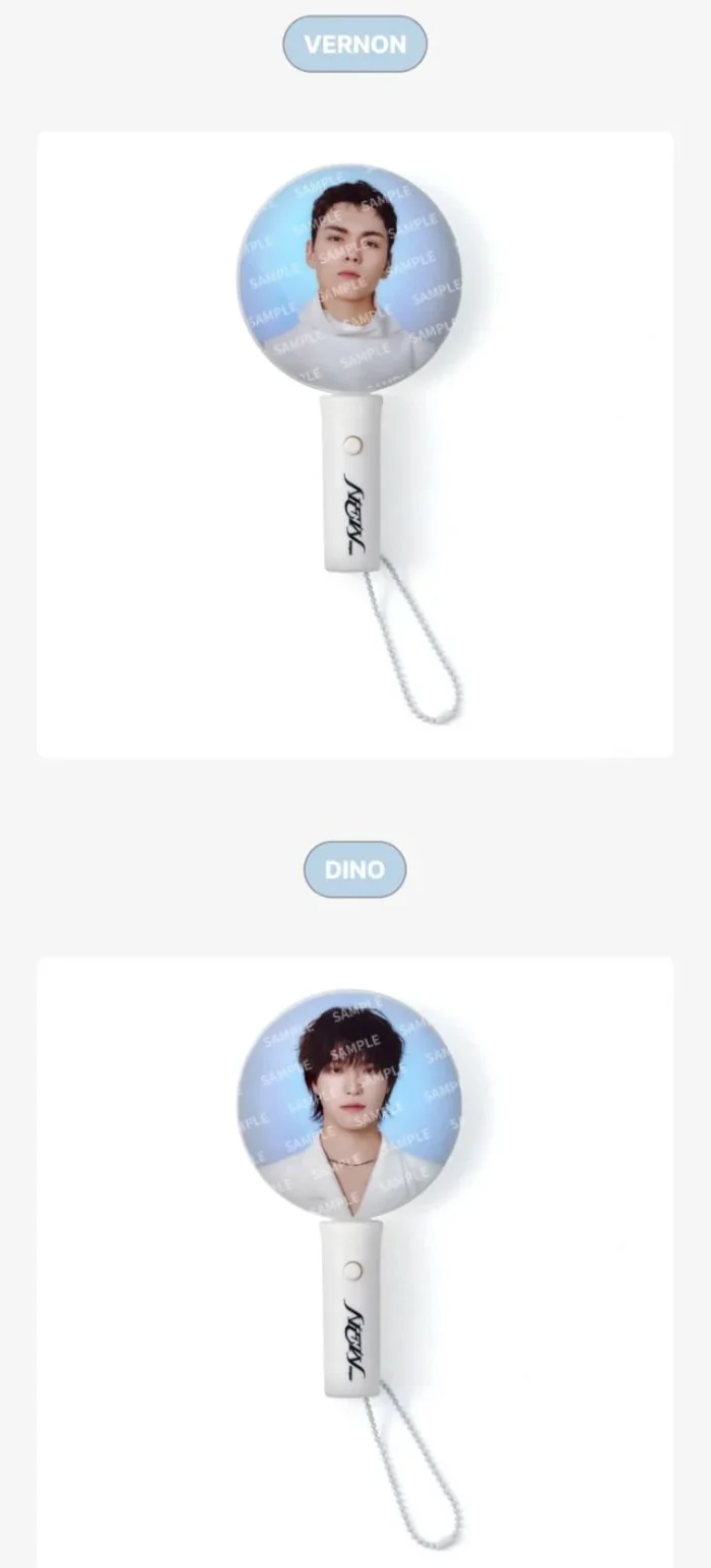 SEVENTEEN - MINI PICKET LIGHT KEYRING (NEW_ 2025 WORLD TOUR IN INCHEON OFFICIAL MD) - Image 8
