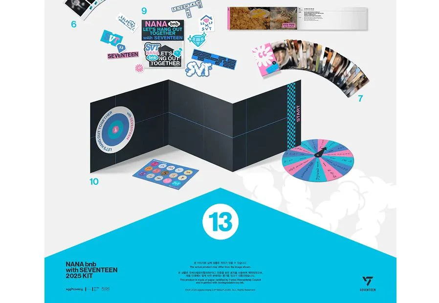 SEVENTEEN - NANA BNB WITH SEVENTEEN 2025 KIT + Weverse Gift - Image 4