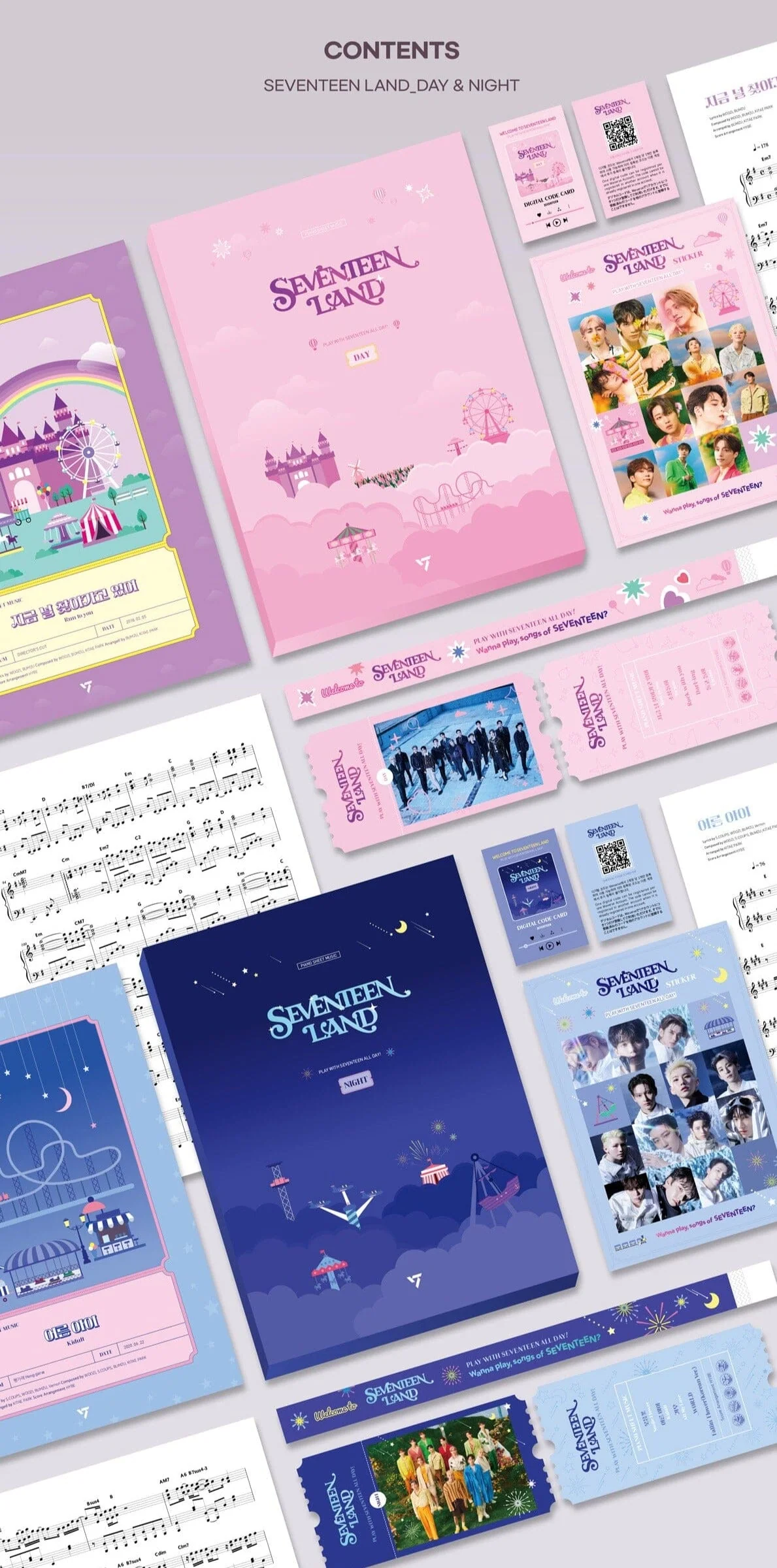 SEVENTEEN - PIANO SHEET MUSIC <SEVENTEEN LAND : DAY & NIGHT> - Image 17