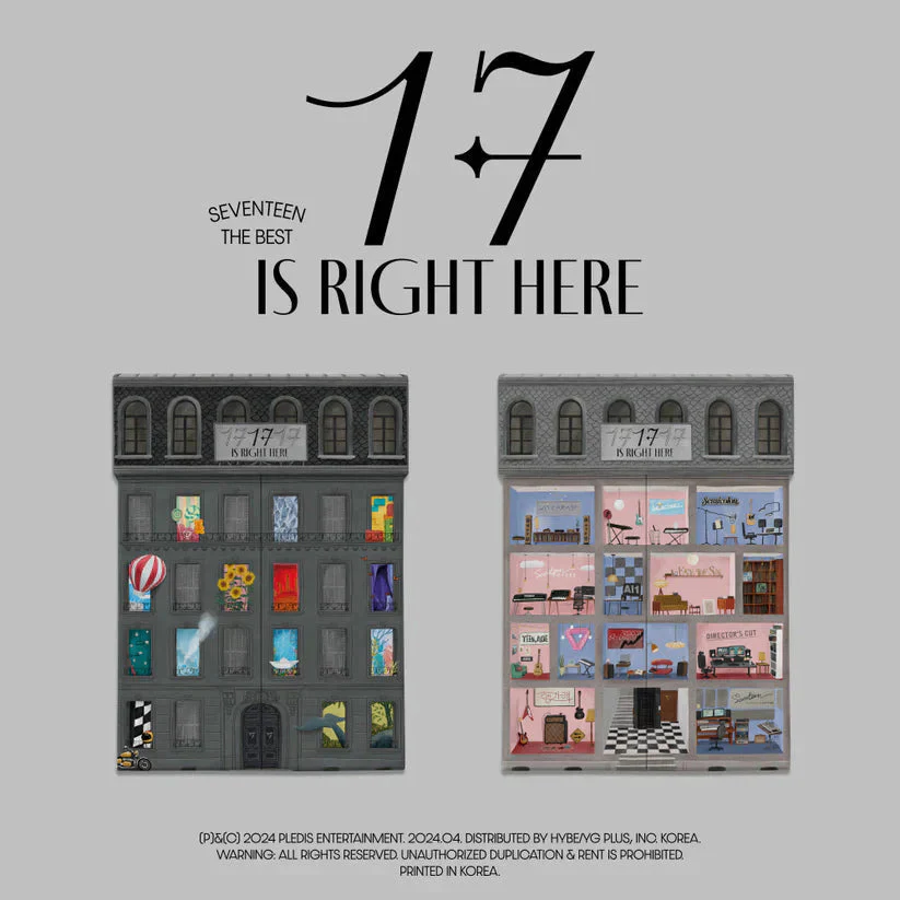 SEVENTEEN - SEVENTEEN BEST ALBUM - 17 IS RIGHT HERE + BDM Gift