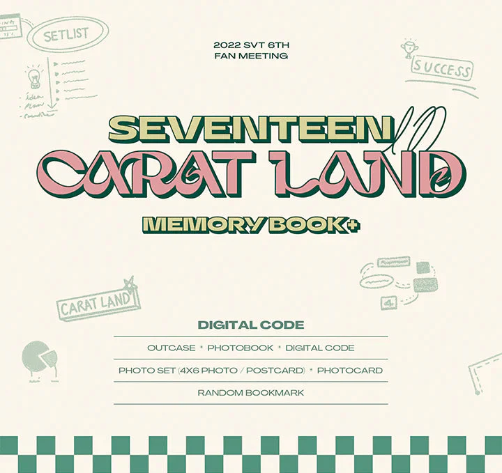 SEVENTEEN - SEVENTEEN IN CARAT LAND MEMORY BOOK + Digital Code - Image 2