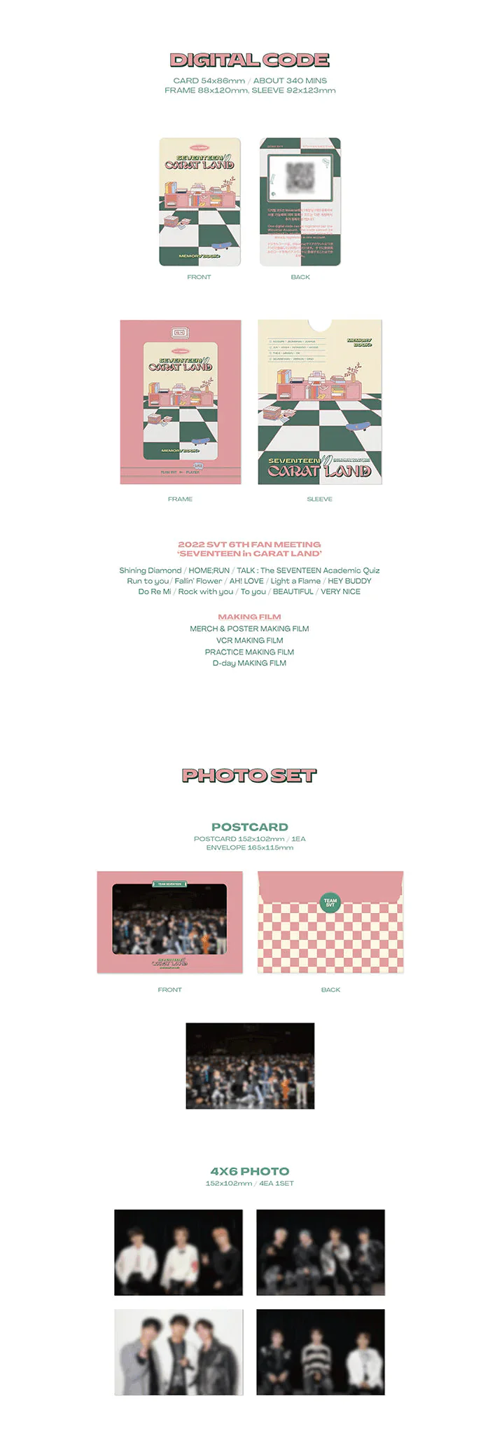 SEVENTEEN - SEVENTEEN IN CARAT LAND MEMORY BOOK + Digital Code - Image 4