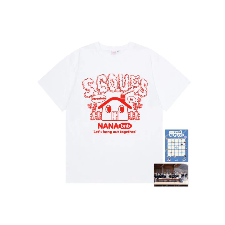 SEVENTEEN - T-SHIRT ('NANA BNB WITH SEVENTEEN' OFFICIAL MD)