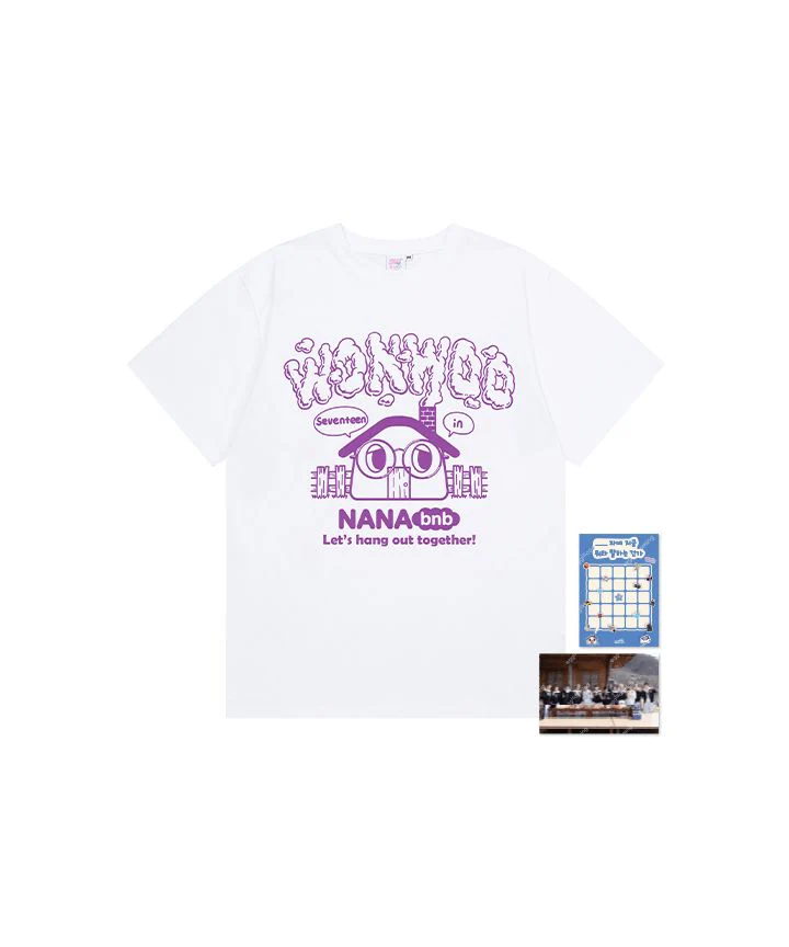 SEVENTEEN - T-SHIRT ('NANA BNB WITH SEVENTEEN' OFFICIAL MD) - Image 15