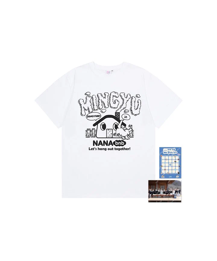 SEVENTEEN - T-SHIRT ('NANA BNB WITH SEVENTEEN' OFFICIAL MD) - Image 19