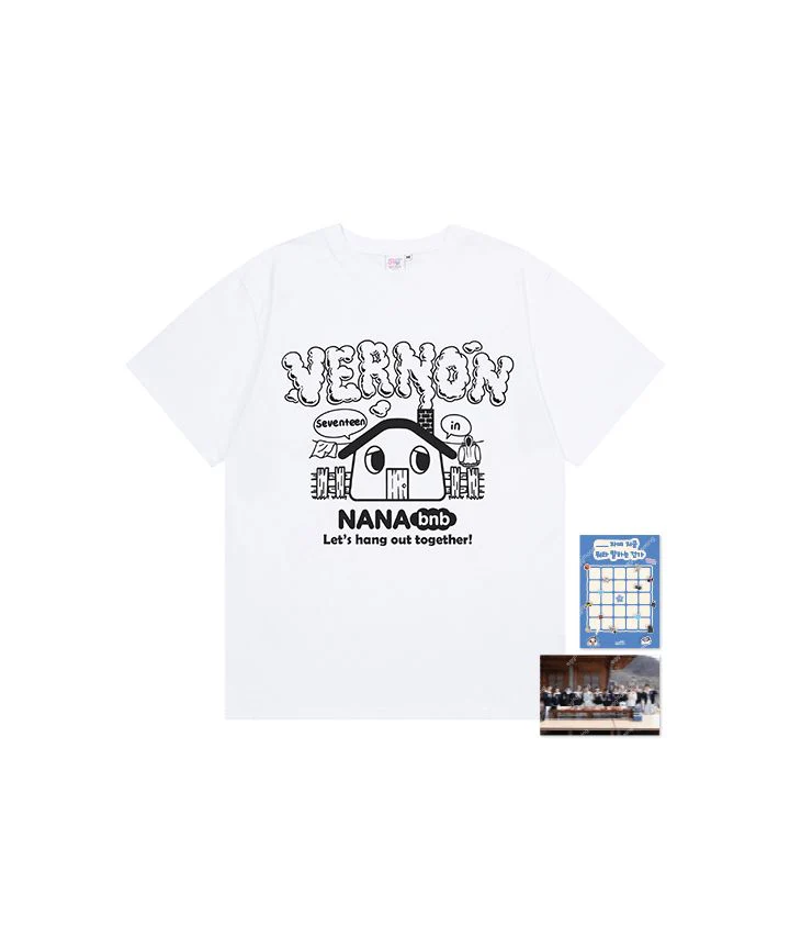 SEVENTEEN - T-SHIRT ('NANA BNB WITH SEVENTEEN' OFFICIAL MD) - Image 22