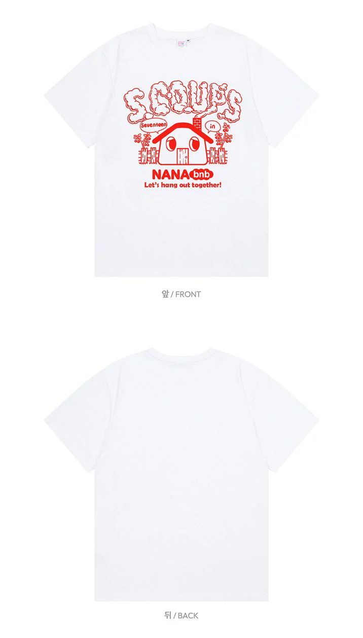 SEVENTEEN - T-SHIRT ('NANA BNB WITH SEVENTEEN' OFFICIAL MD) - Image 6