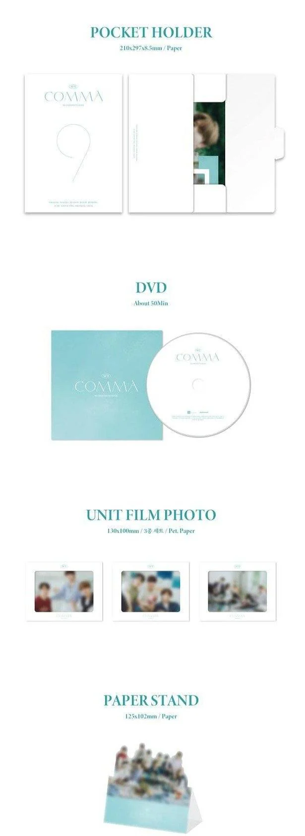 SF9 - 2nd Photo book [COMMA] - Image 3