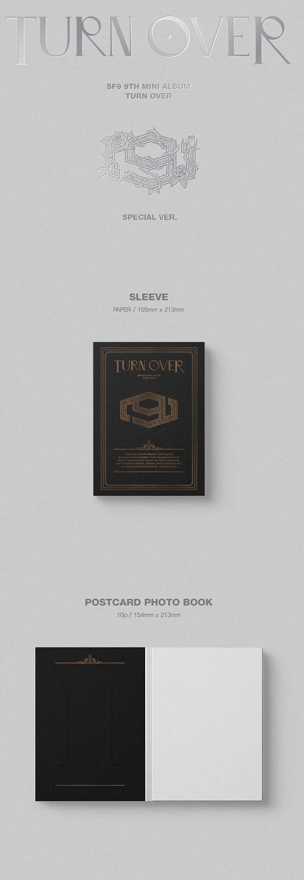 SF9 - 9th Mini Album [TURN OVER] (Special Ver.) - Image 2