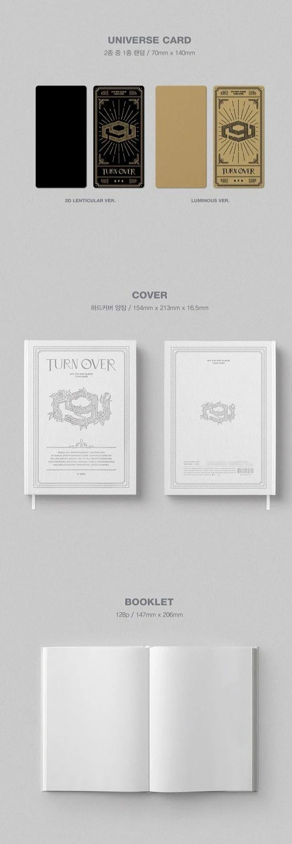 SF9 - 9th Mini Album [TURN OVER] (Special Ver.) - Image 3