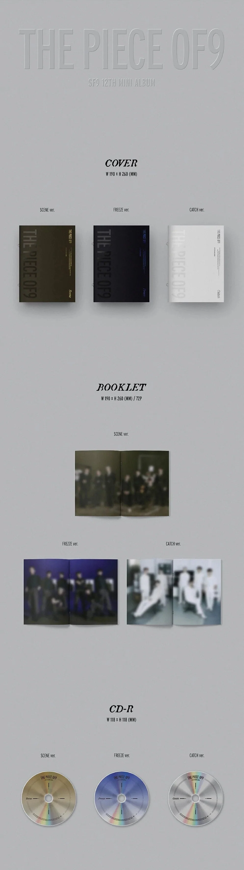 SF9 - THE PIECE OF9 (12TH MINI ALBUM) - Image 5