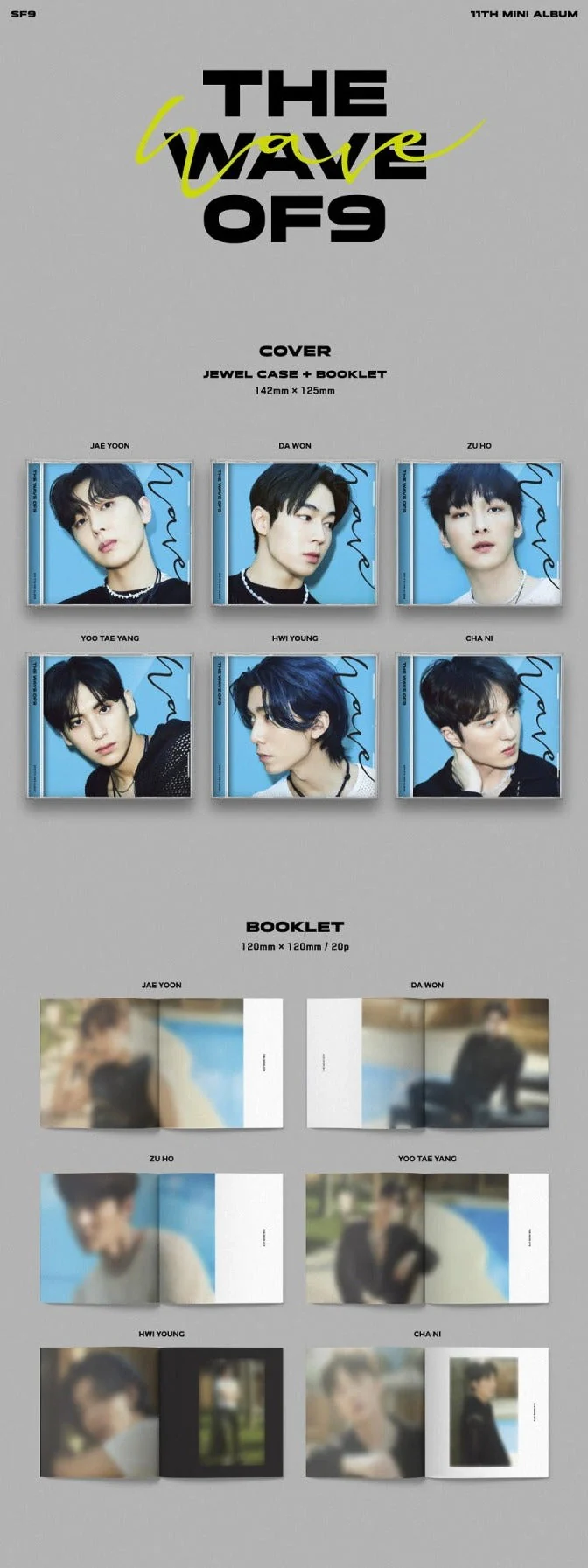 SF9 - [THE WAVE OF9] JEWEL CASE - Image 2