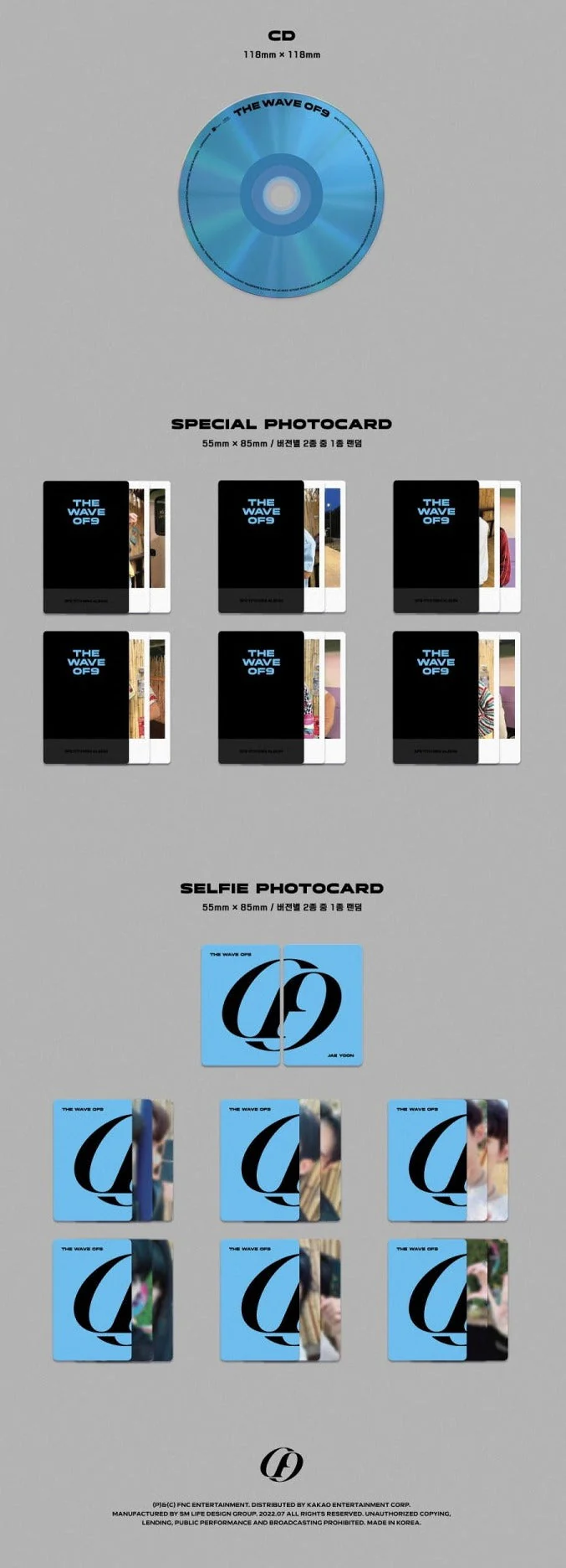 SF9 - [THE WAVE OF9] JEWEL CASE - Image 3