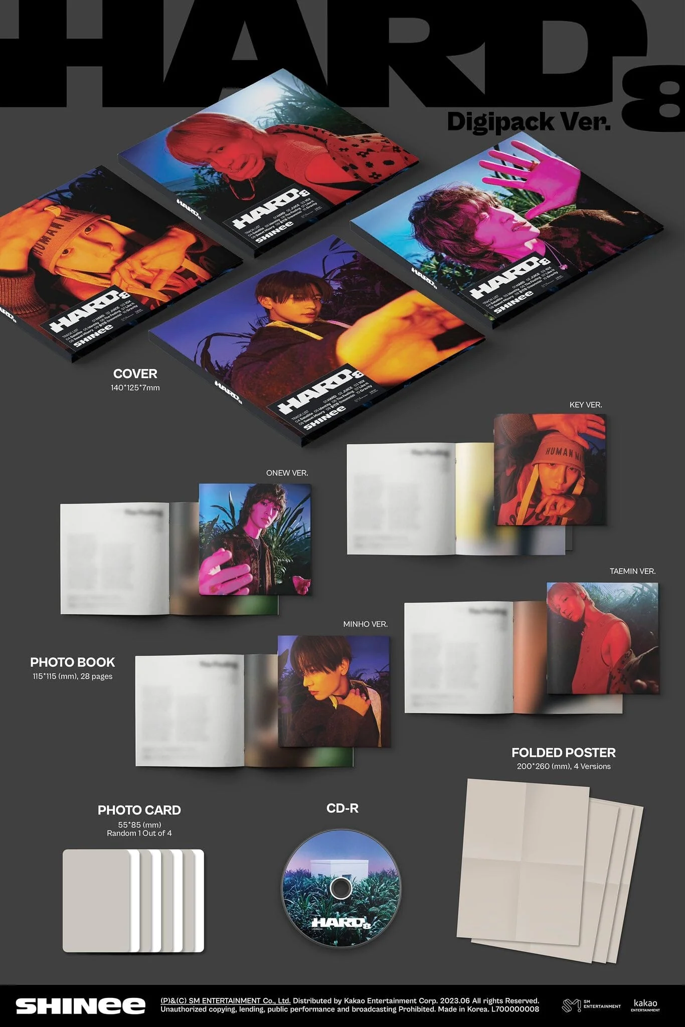 SHINee - HARD (Digipack Ver.) - Image 2