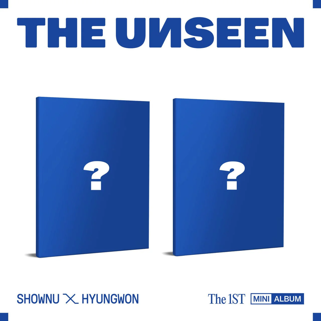 SHOWNU X HYUNGWON (MONSTA X) - THE UNSEEN (1ST MINI ALBUM)